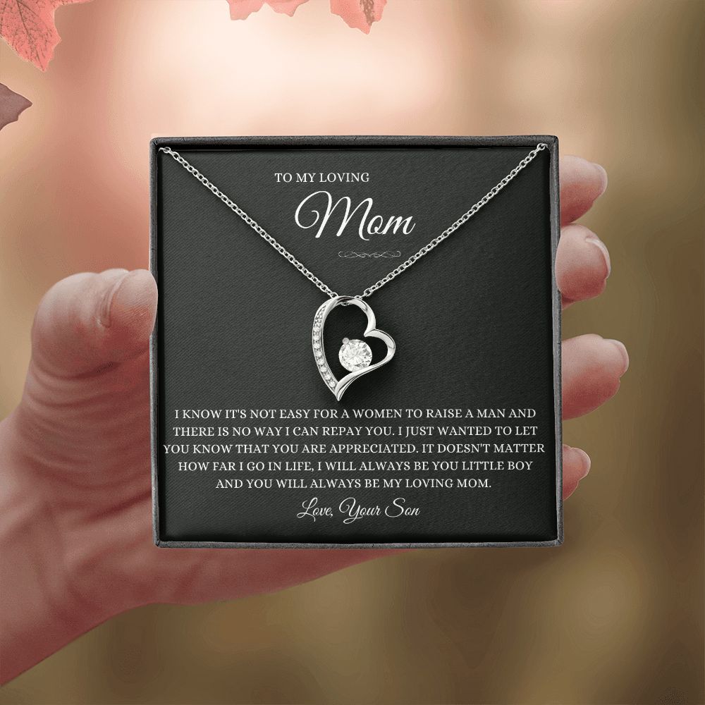 To Mom From Son Forever Love Necklace