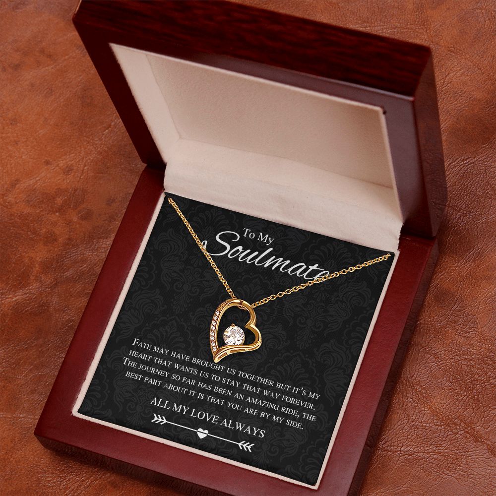 To My Soulmate Forever Love Necklace