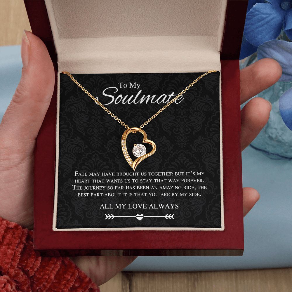 To My Soulmate Forever Love Necklace