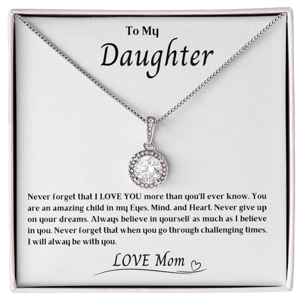 To My Daughter Eternal Hope Necklace