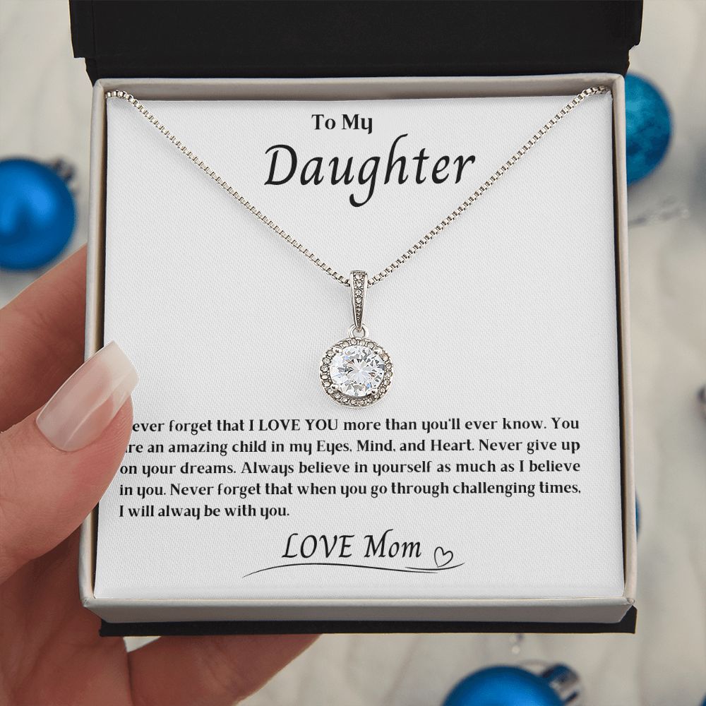 To My Daughter Eternal Hope Necklace