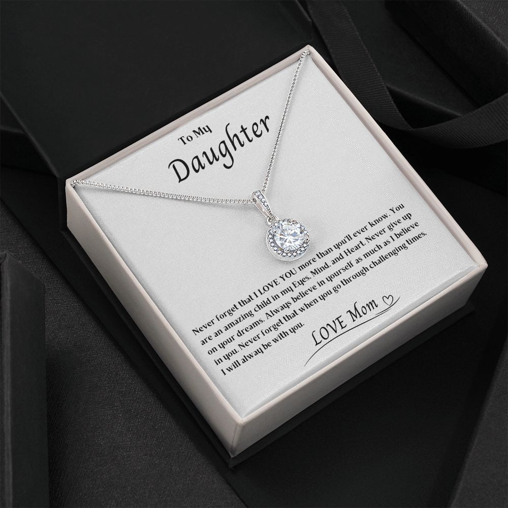 To My Daughter Eternal Hope Necklace