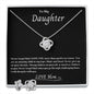 To My Daughter Love Knots