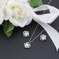 To My Granddaughter Gorgeous Love Knot Earring & Necklace