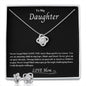 To My Daughter Love Knots