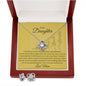 To My Daughter Gorgeous Love Knot Earring & Necklace