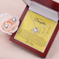 To My Daughter Gorgeous Love Knot Earring & Necklace