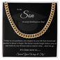 To My.Son Cuban Link Chain