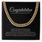 College Graduation Gift, High School Senior Graduation for Classes of 2023, Cuban link Chain