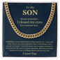 My Son| Always Remember - Cuban Link Chain