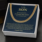 My Son| Always Remember - Cuban Link Chain
