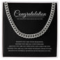 College Graduation Gift, High School Senior Graduation for Classes of 2023, Cuban link Chain
