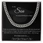 To My.Son Cuban Link Chain