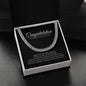 College Graduation Gift, High School Senior Graduation for Classes of 2023, Cuban link Chain
