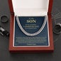 My Son| Always Remember - Cuban Link Chain