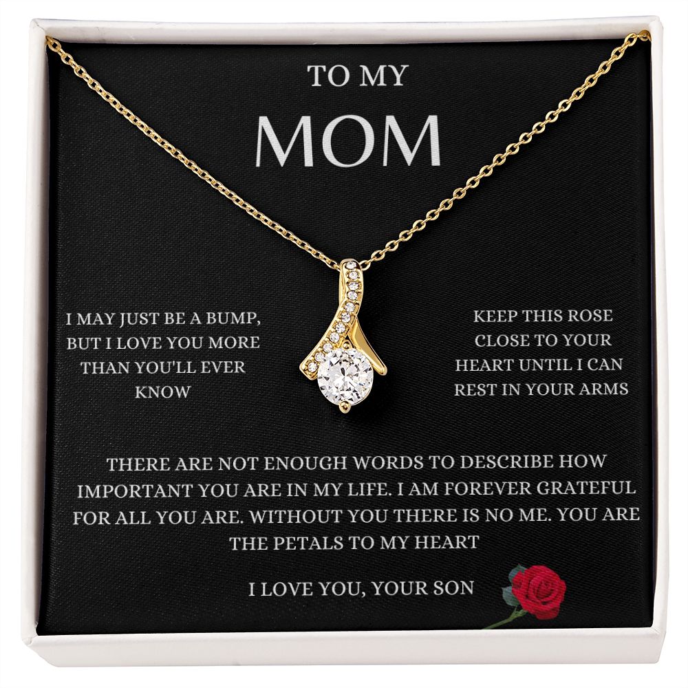 To Mom Alluring Beauty Necklace