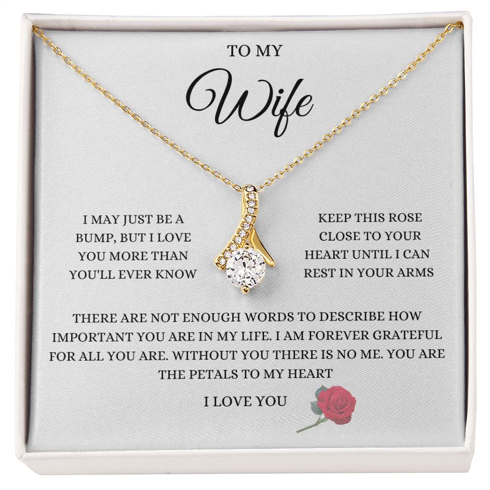 To My Wife Alluring Beauty Necklace