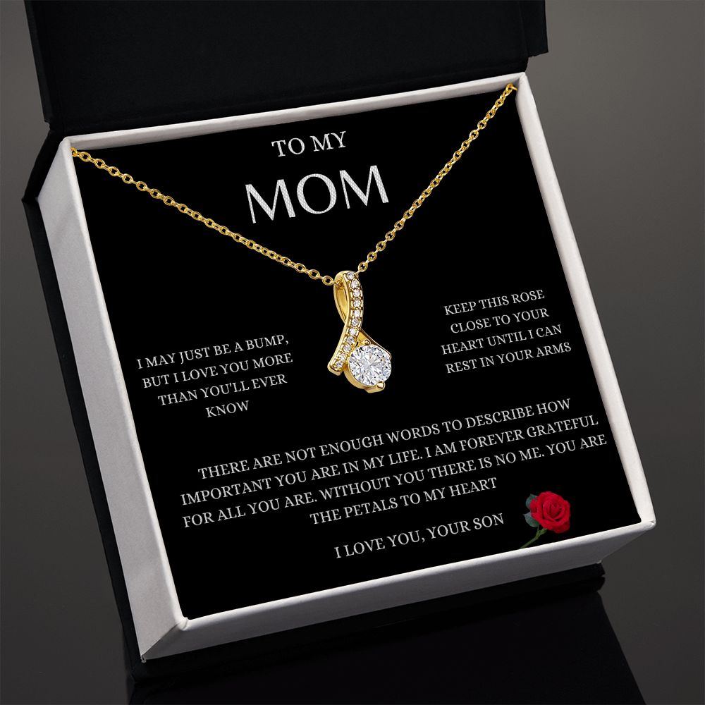 To Mom Alluring Beauty Necklace