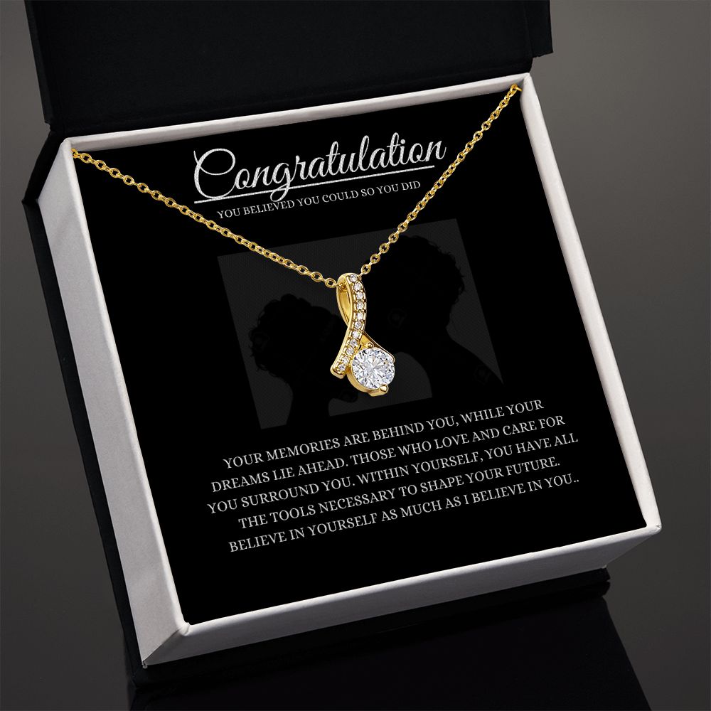 Congratulation Gift for Girl, Alluring Beauty Necklace, Class of 2023