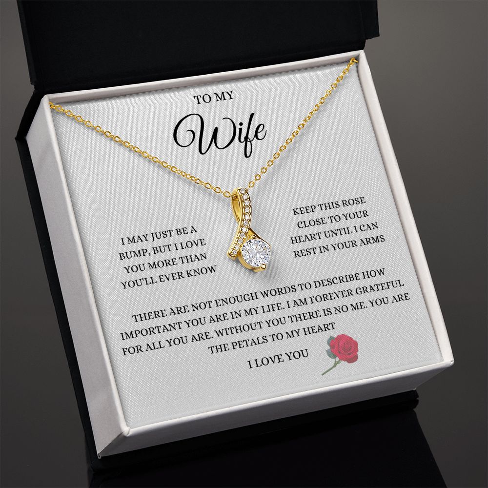 To My Wife Alluring Beauty Necklace