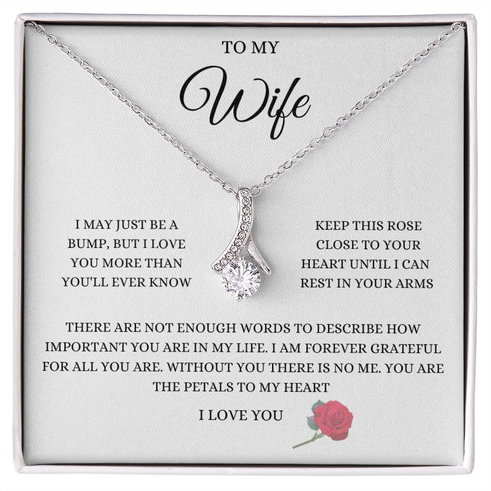 To My Wife Alluring Beauty Necklace
