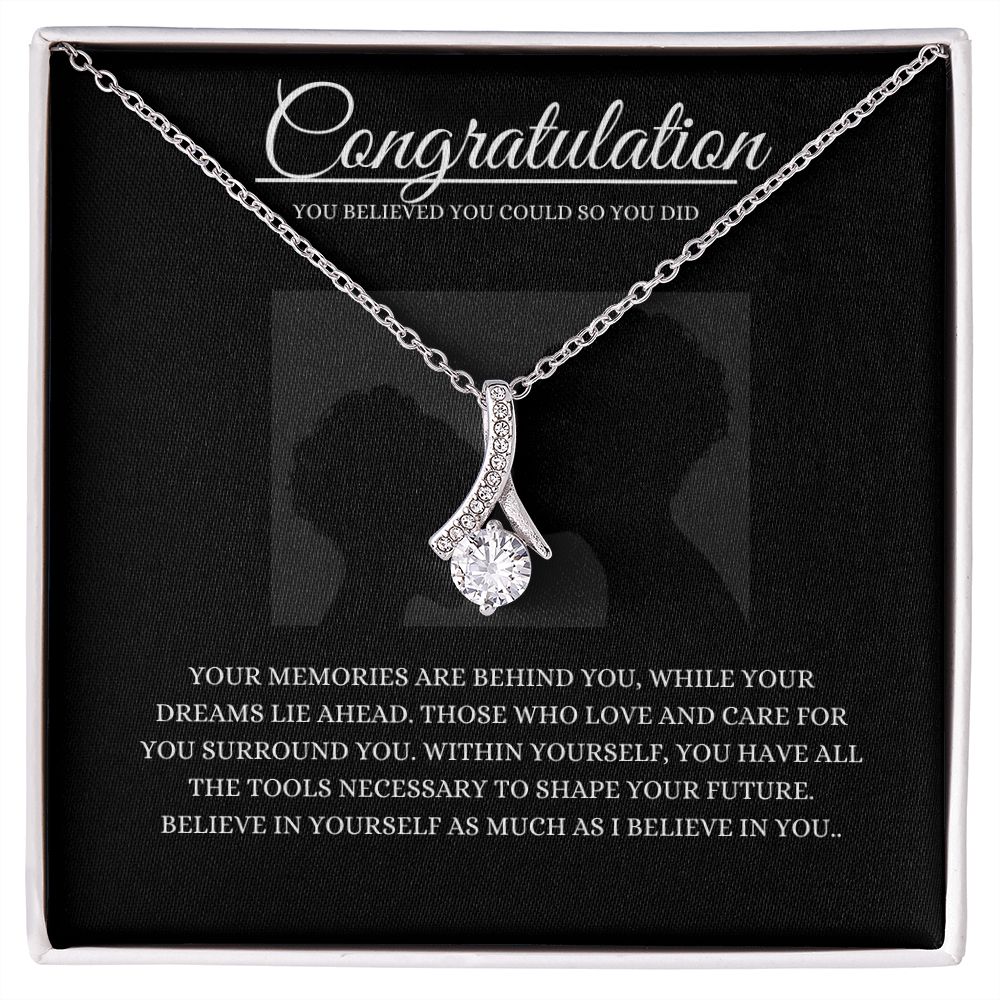 Congratulation Gift for Girl, Alluring Beauty Necklace, Class of 2023