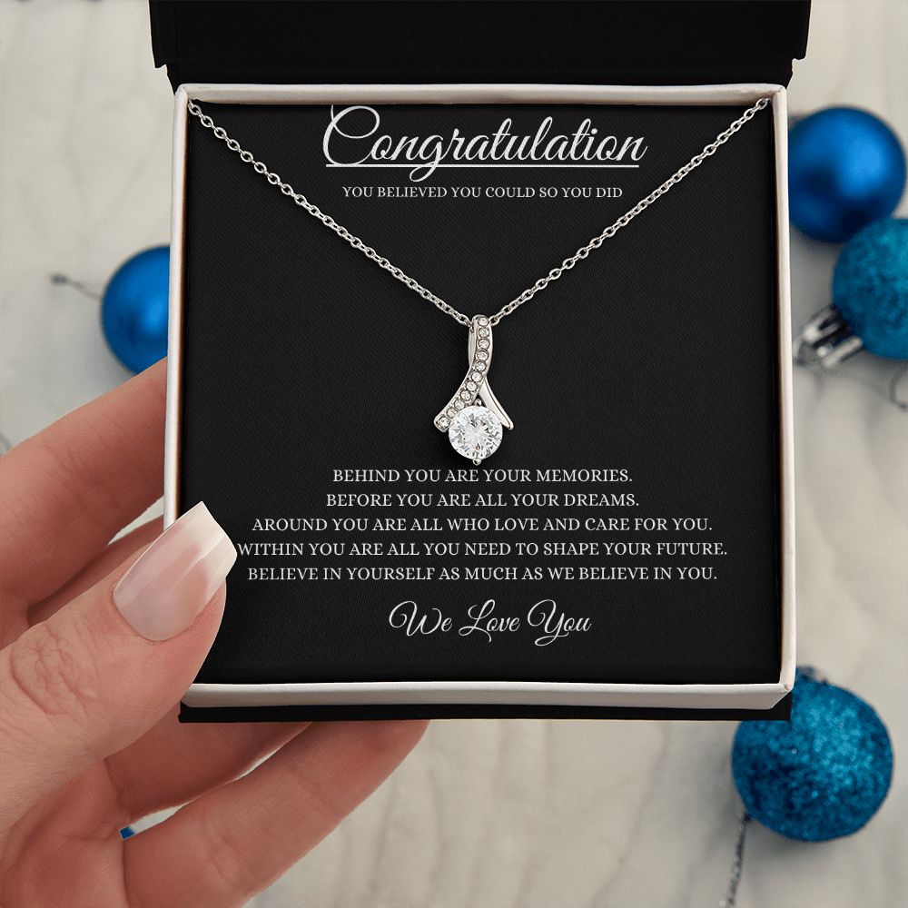 Graduation Gift Necklace, Daughter Graduation Gift, College Graduation Gift, High School Senior Graduation Gift Alluring Beauty Necklace, Class Of 2024
