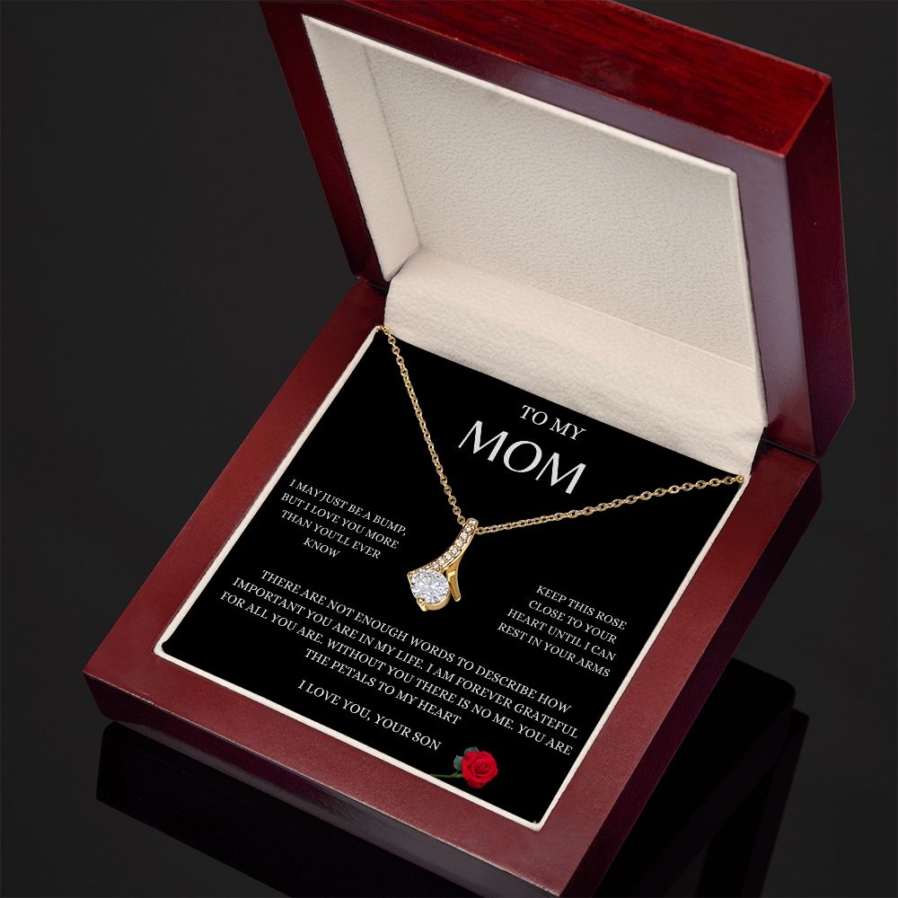 To Mom Alluring Beauty Necklace