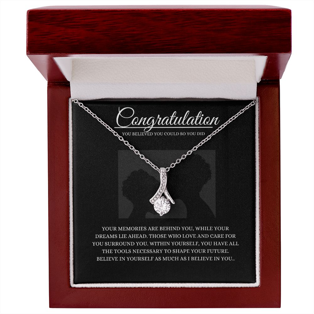 Congratulation Gift for Girl, Alluring Beauty Necklace, Class of 2023