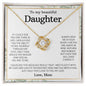 My Beautiful Daughter| Through My Eyes - Love Knot Necklace