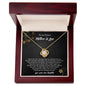 My Future Mother In Law | Love Your New Daughter - Love Knot Necklace