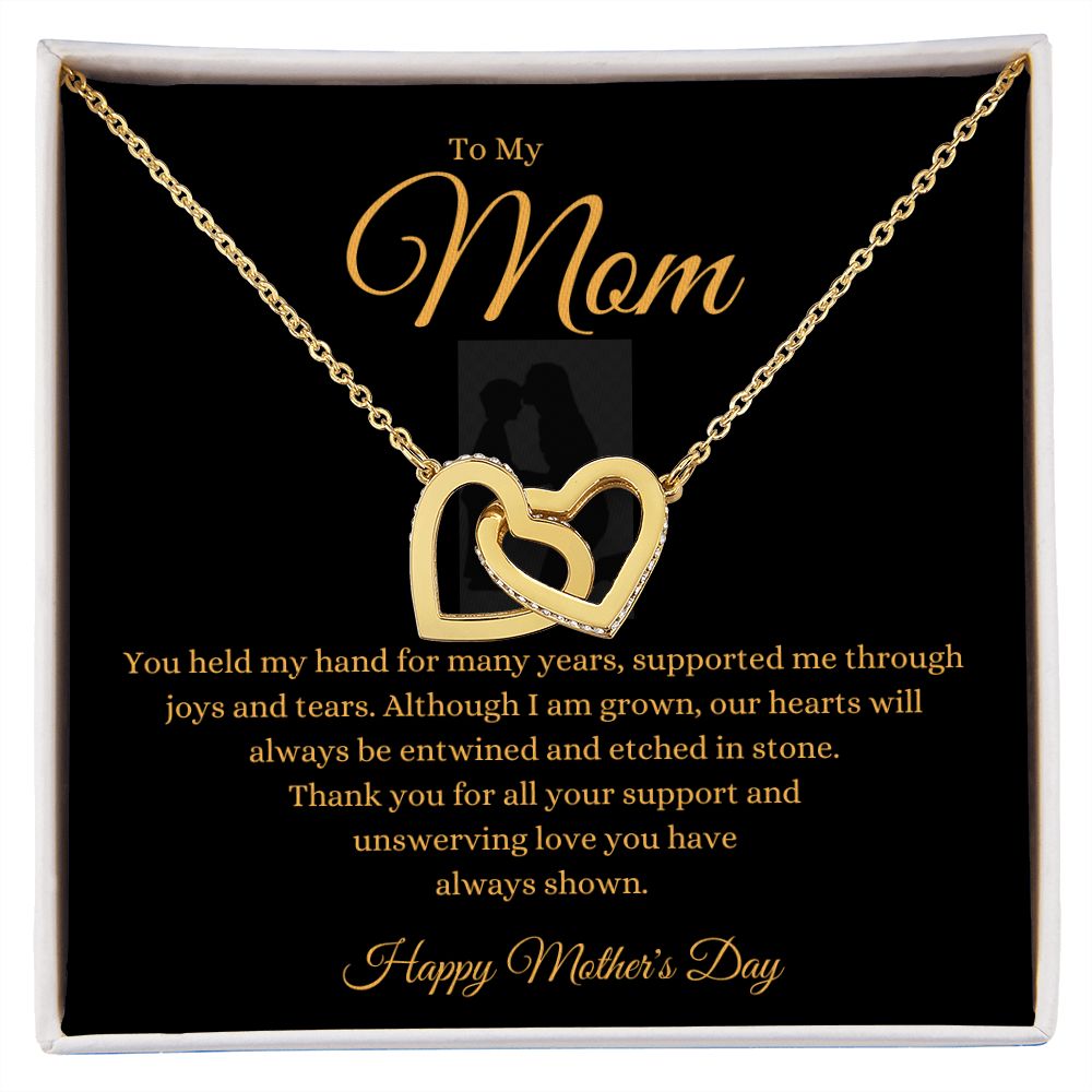 To Mom Interlocking Hearts from Son
