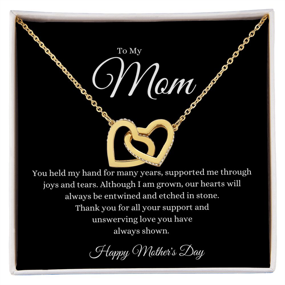 To Mom Interlocking Hearts