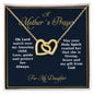 Mothers Prayer | For My Daughter - Interlocking Hearts Necklace
