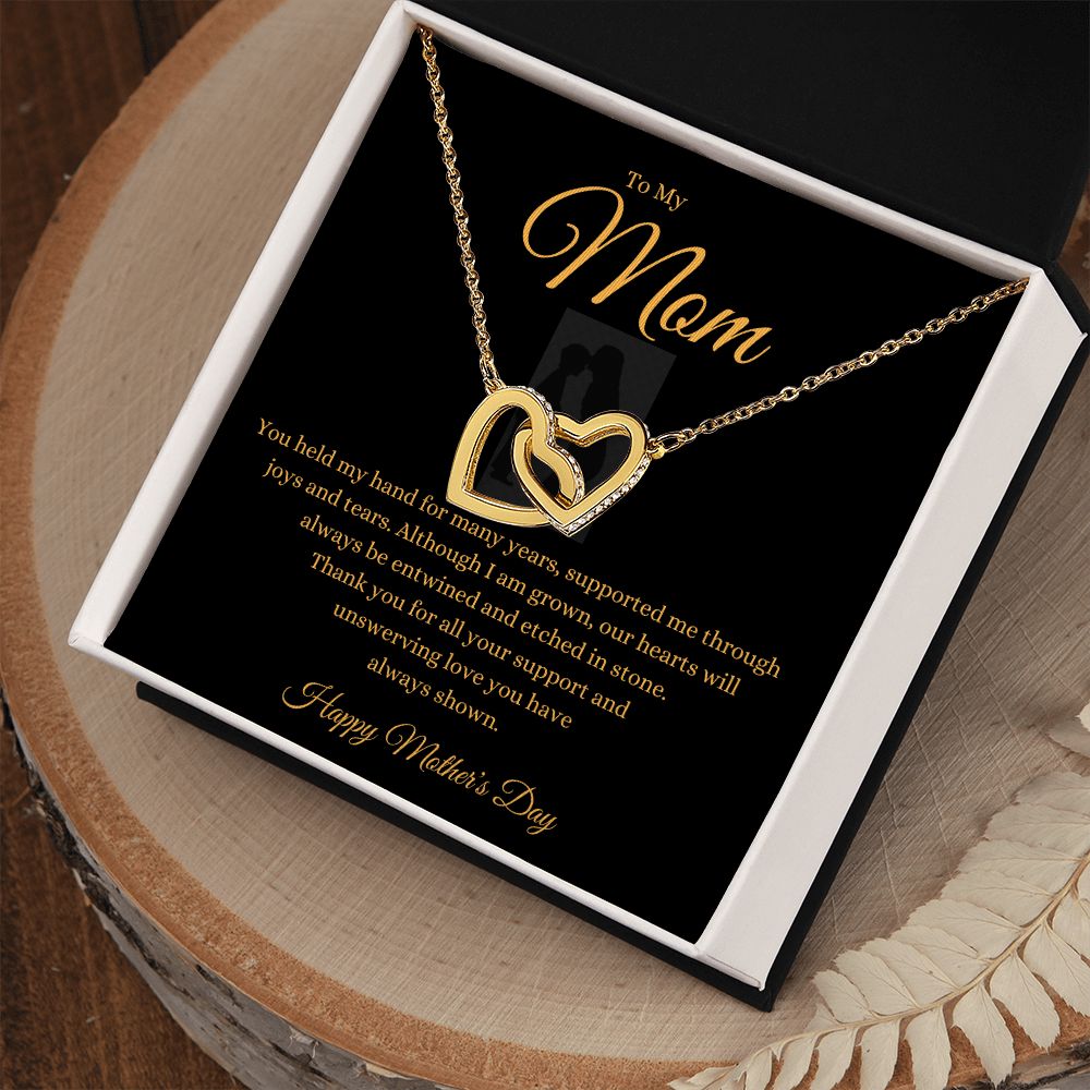 To Mom Interlocking Hearts from Son