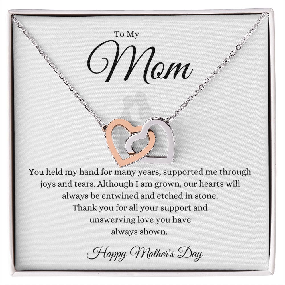 To Mom Interlocking Hearts from Son