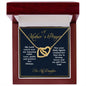 Mothers Prayer | For My Daughter - Interlocking Hearts Necklace