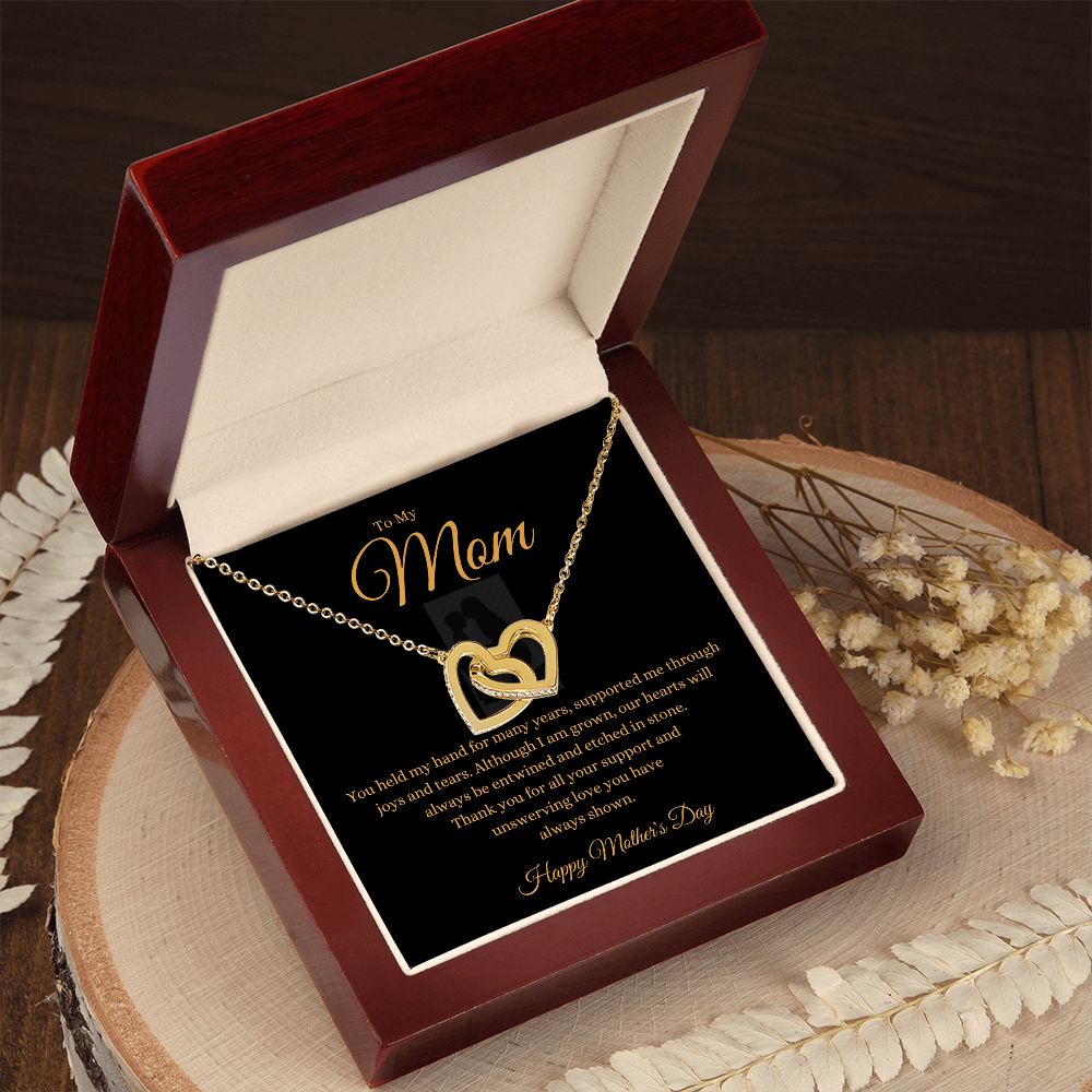 To Mom Interlocking Hearts from Son