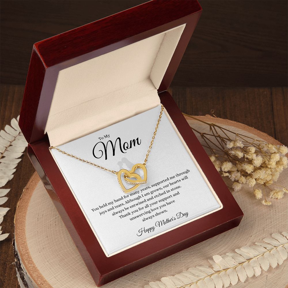 To Mom Interlocking Hearts from Son