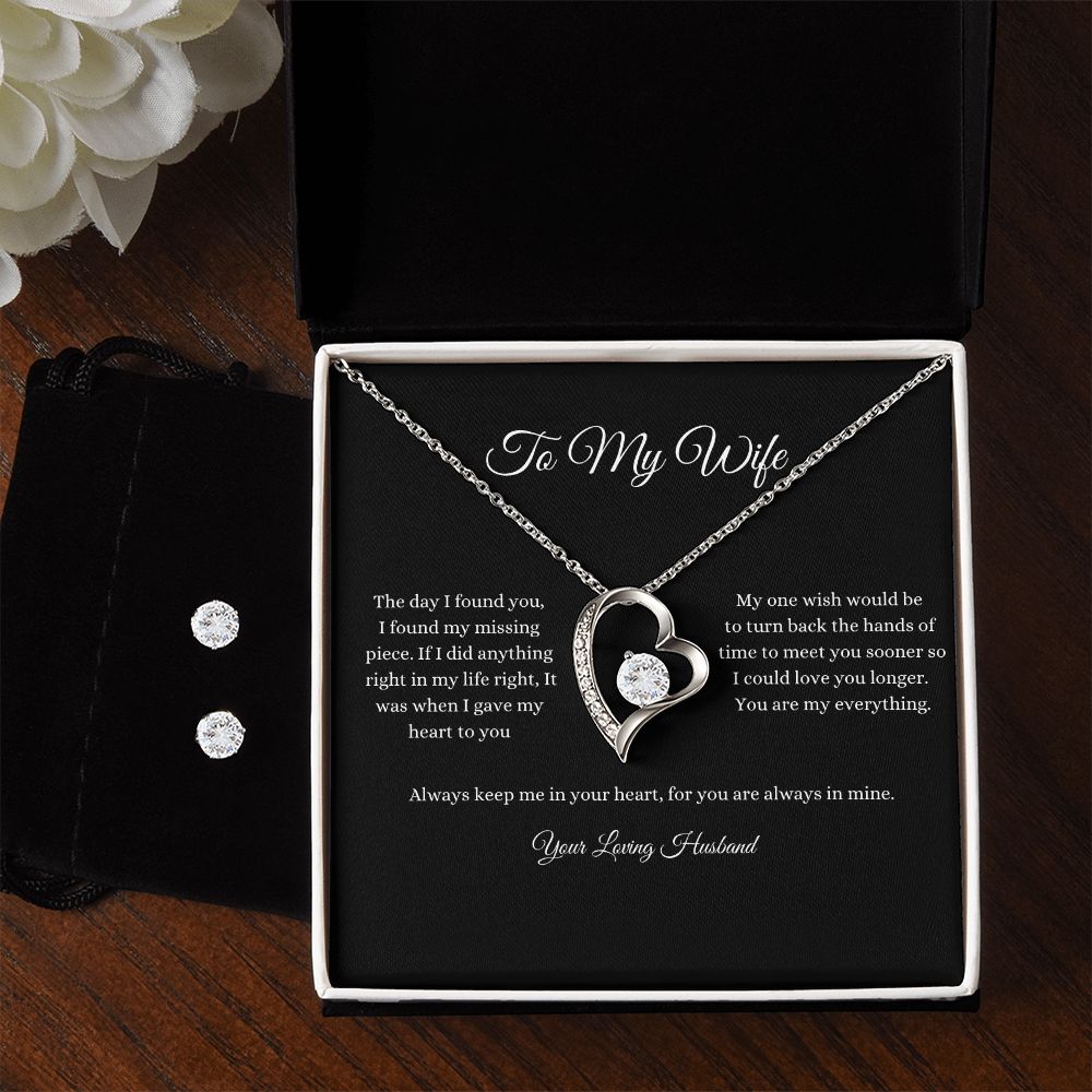 To My Wife Forever Love Necklace