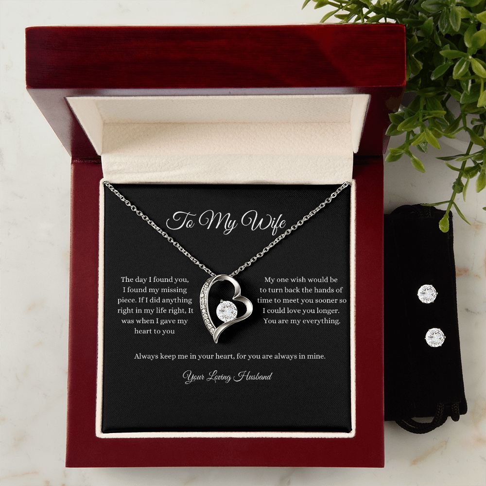 To My Wife Forever Love Necklace