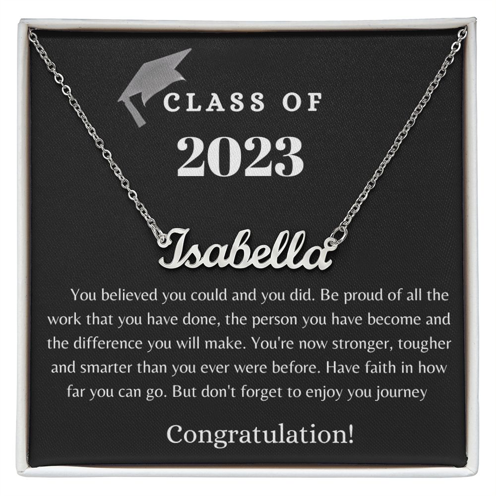 Class of 2023 Custom Necklace
