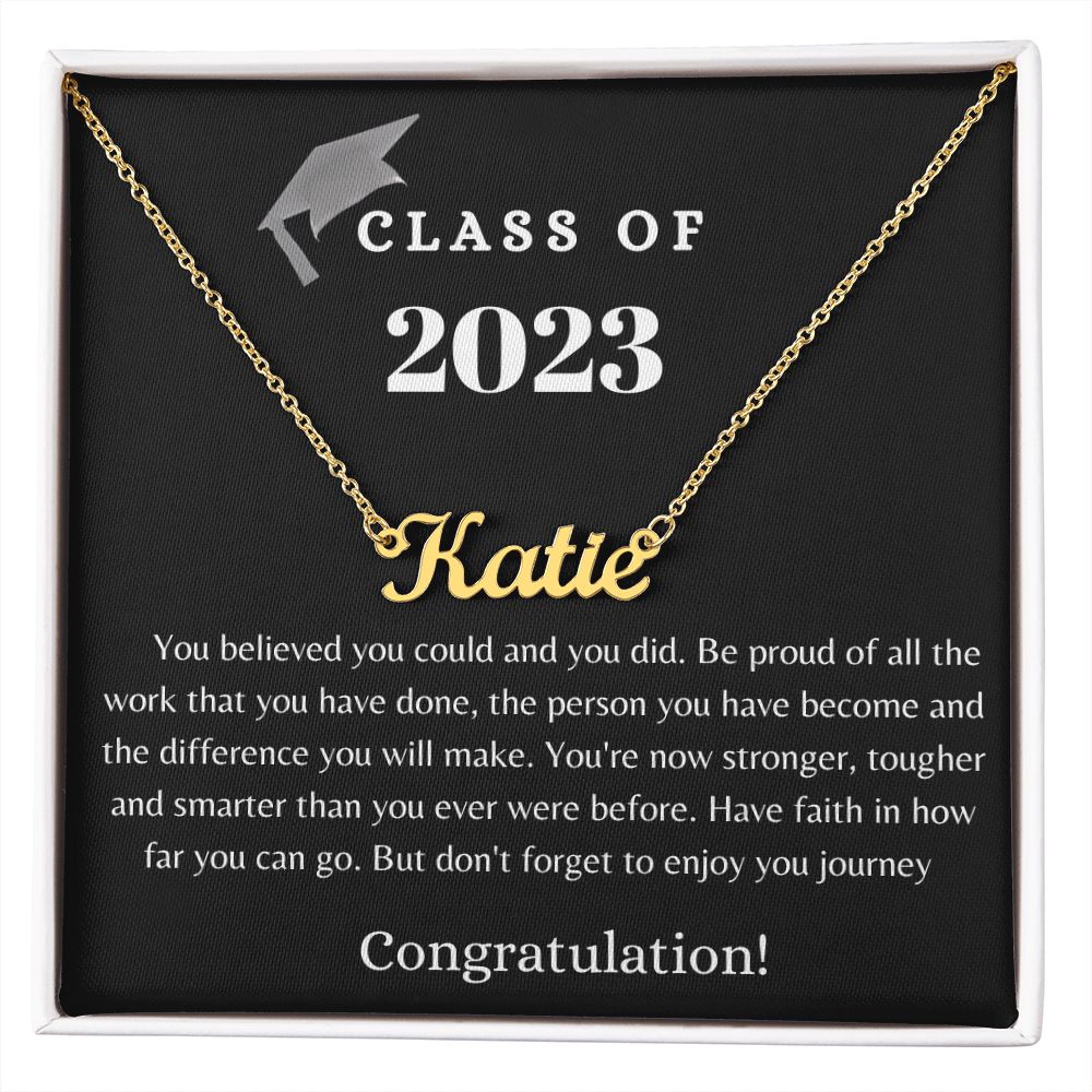 Class of 2023 Custom Necklace