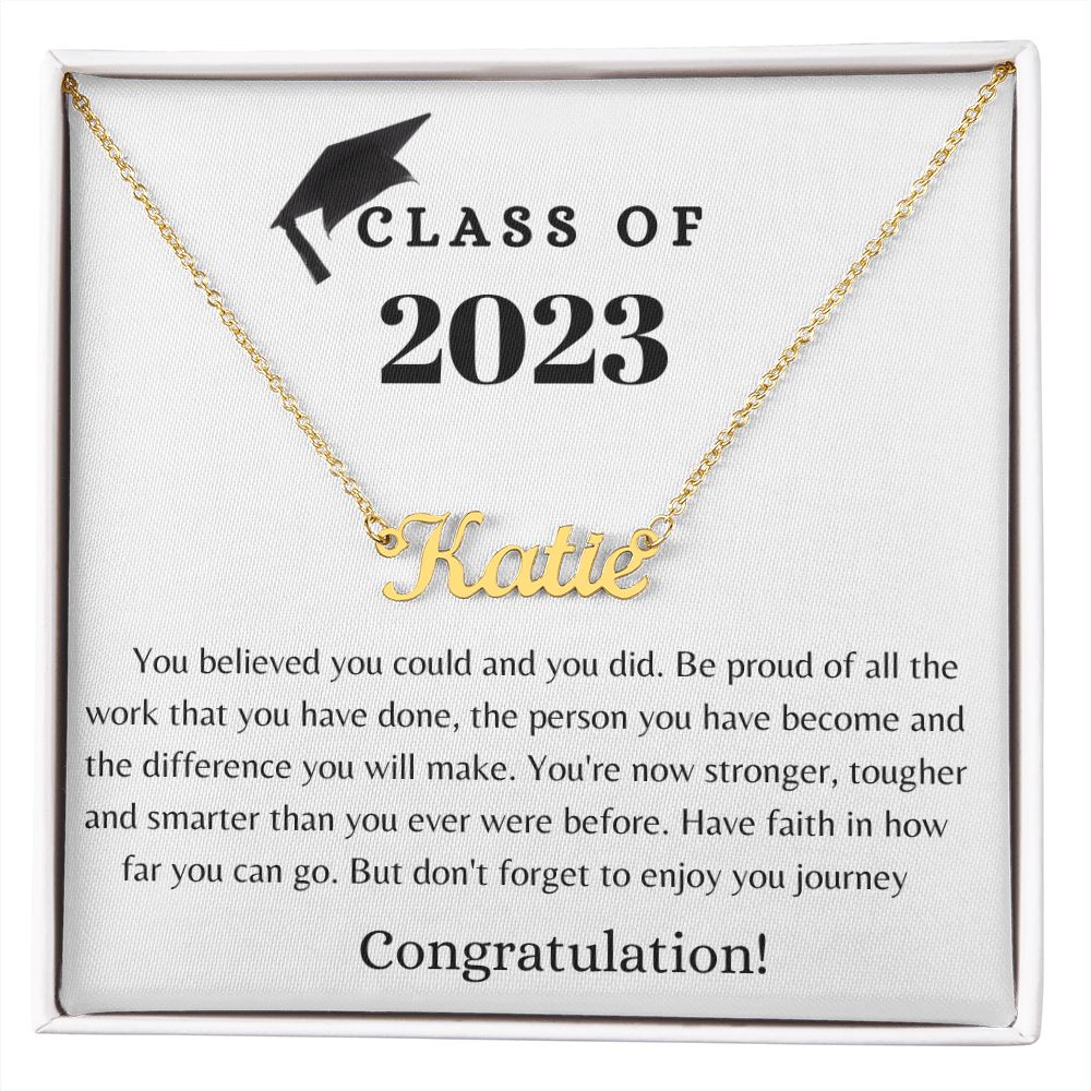 Class of 2023 Custom Necklace