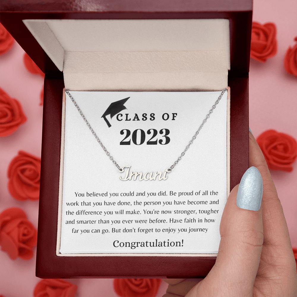 Class of 2023 Custom Necklace