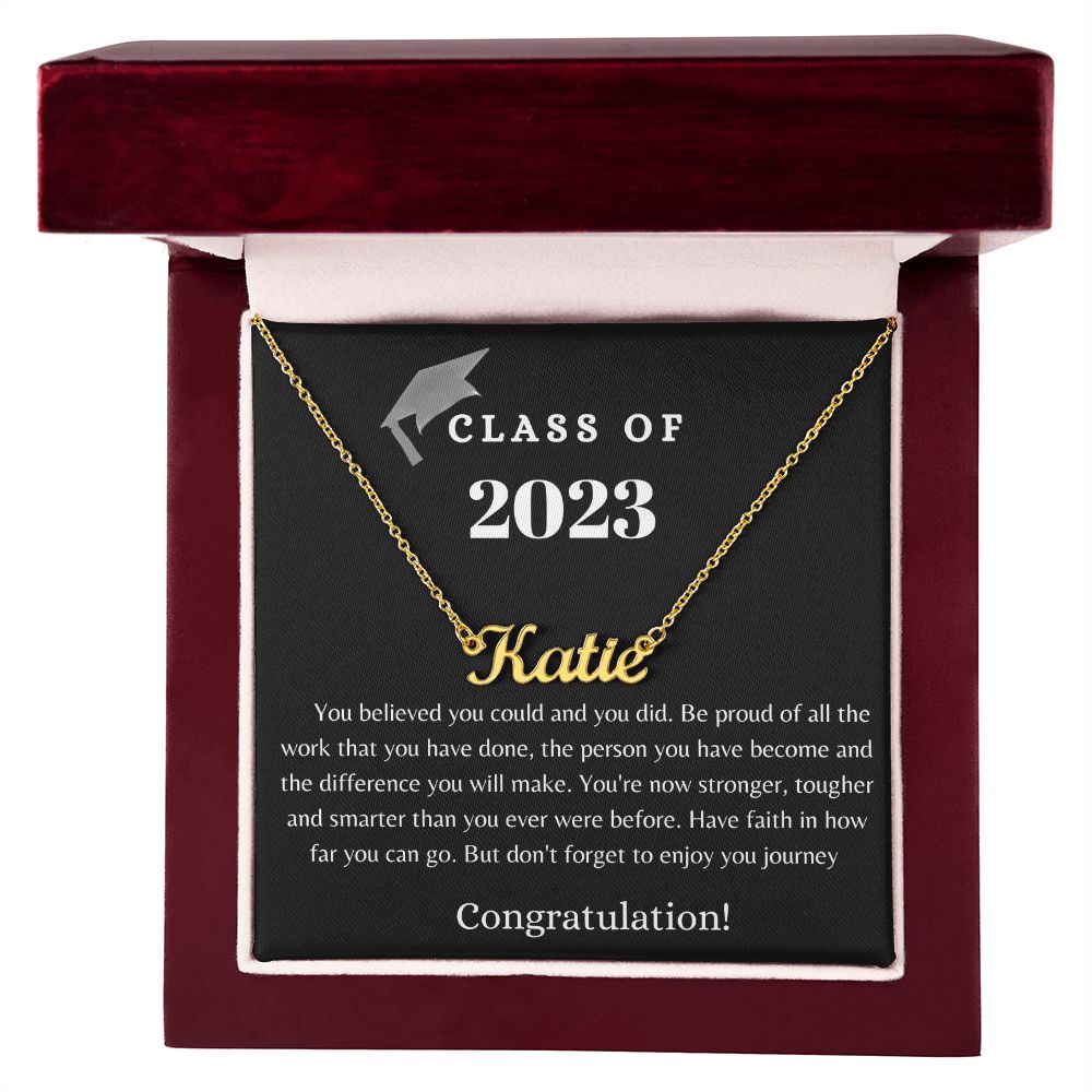 Class of 2023 Custom Necklace