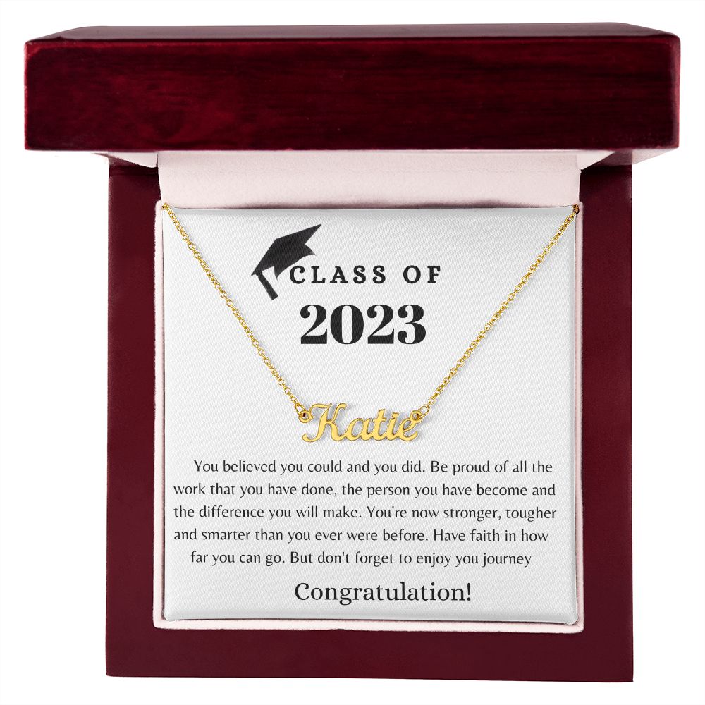 Class of 2023 Custom Necklace