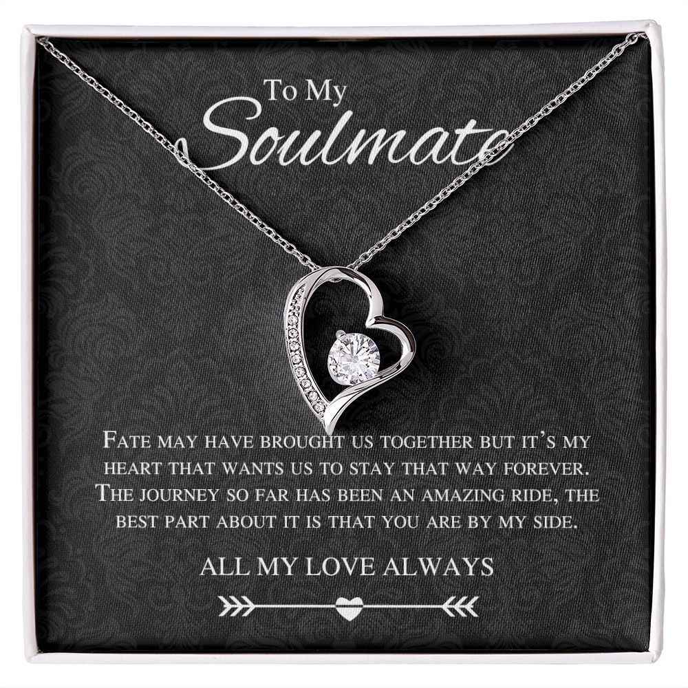 To My Soulmate Forever Love Necklace