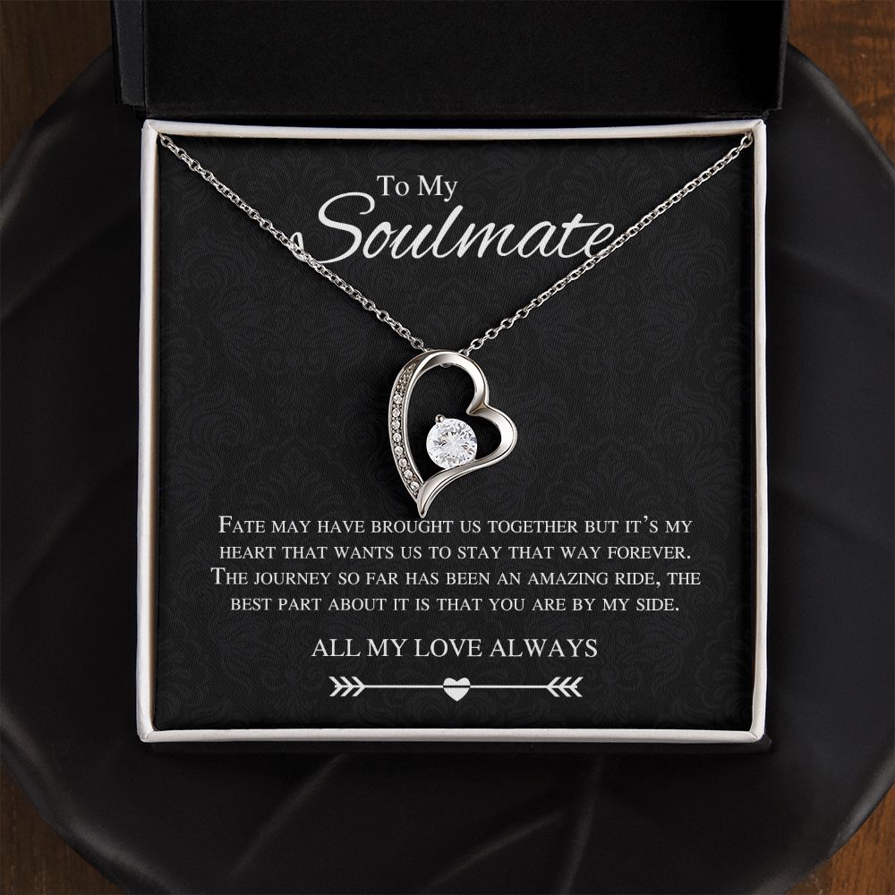 To My Soulmate Forever Love Necklace