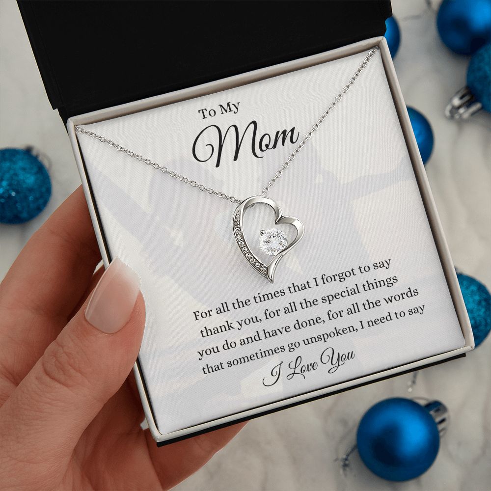 To My Mom Forever Love Necklace